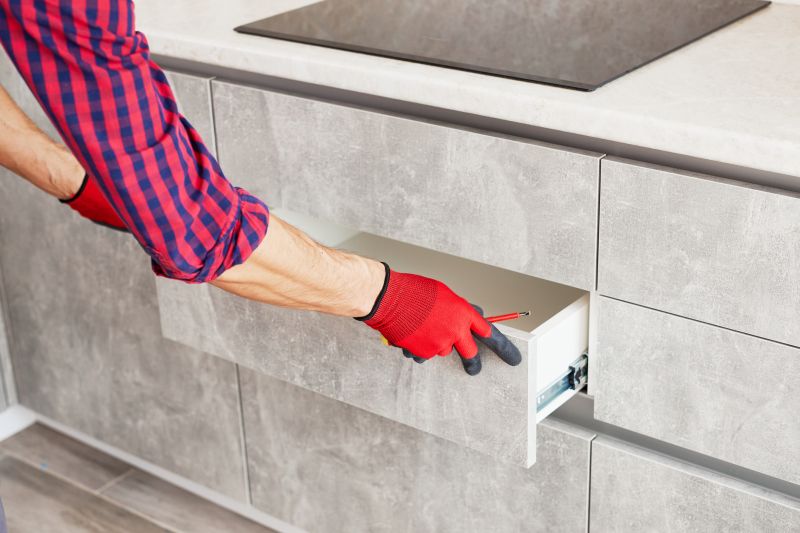 Repaired Cabinet Corner